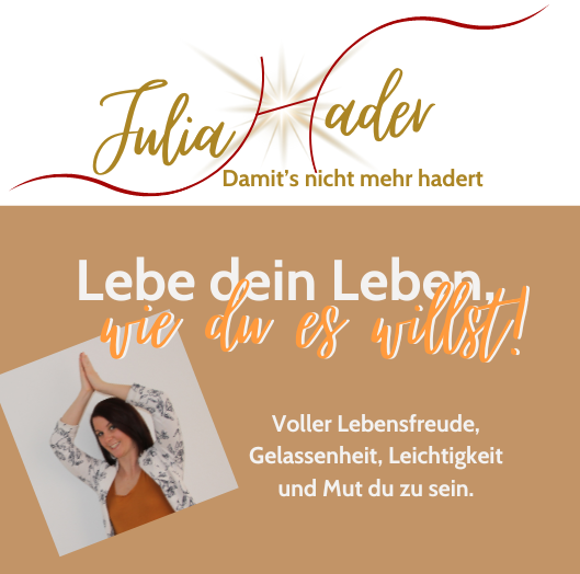 Lebe dein Leben, wie du es willst.